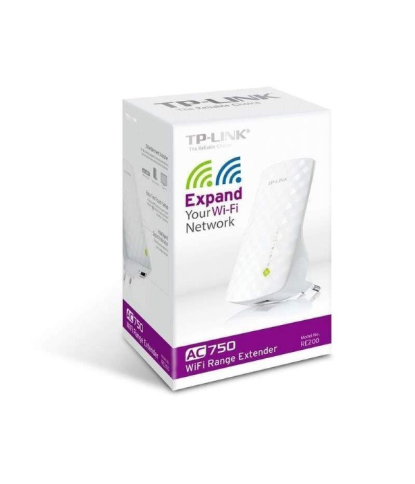 TPLINK | RE200 | Extensor de Rango TPLINK AC750 inalámbrico de