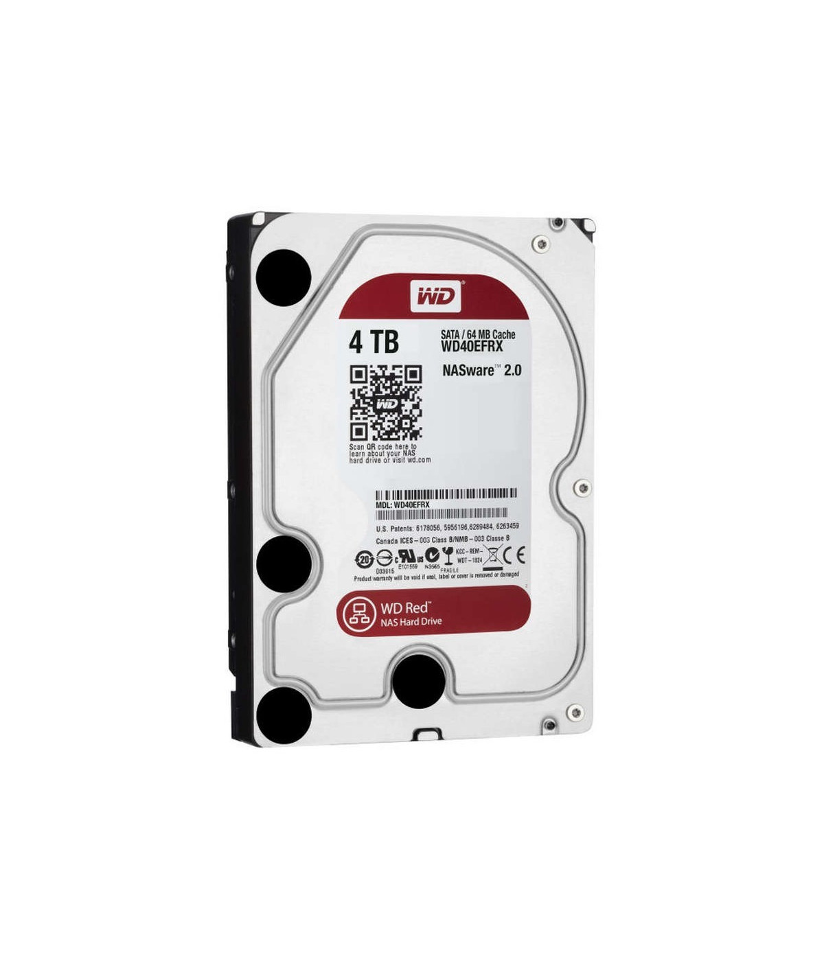 DISCO DURO WESTER DIGITAL WD 4TB RED (WD40EFRX)