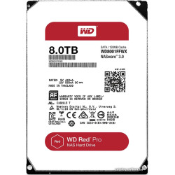 DISCO DURO WESTER DIGITAL WD 8TB RED (WD8001FFWX)