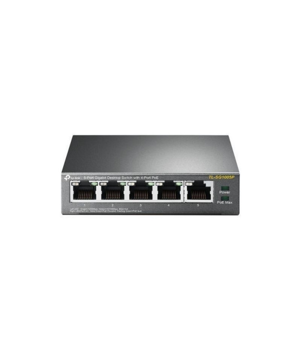 TPLINK | TL-SG1005P | Switch TPLINK poE de escritorio Gigabit de 5