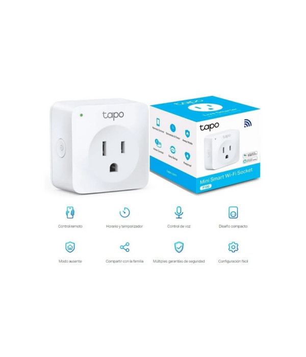 TPLINK | Tapo P100(2-pack) | Mini Enchufe Inteligente Wi-Fi paquete por