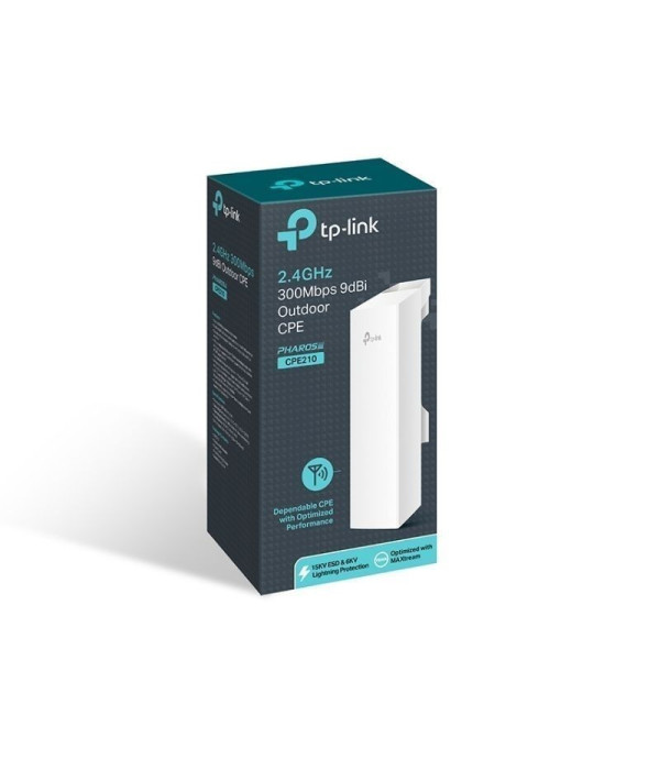 TPLINK | CPE210 | Access Point Tp-Link Exterior 2.4GHz 300Mbps