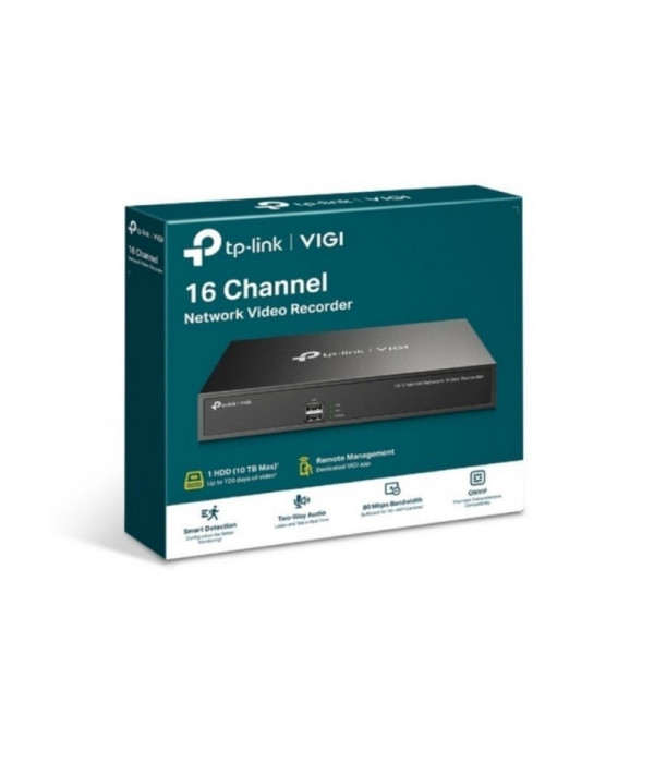 TPLINK | VIGI NVR1016H | Grabador de video VIGI en red de 16