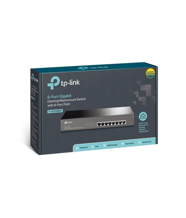 TPLINK | TL-SG1008MP | Switch TP-LINK POE de 8 Puertos