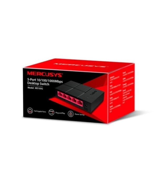 TPLINK | MS105G | Switch MERCUSYS 5 puertos