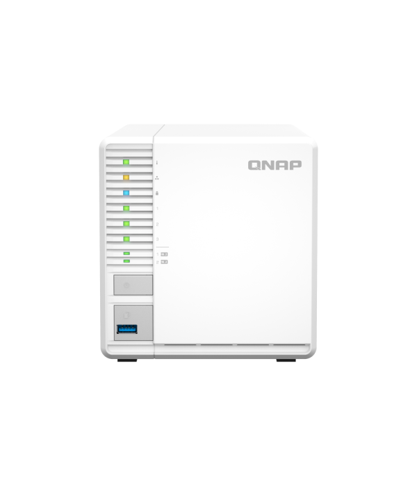 NAS QNAP 3 BAHÍAS 4 NÚCLEOS 4GB TS-364-4G-US
